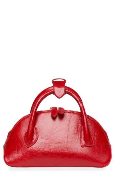 Liffner Ew Dome Clutch Red Glossy In Pink
