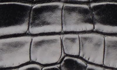 Liffner Pushlock Leather Clutch In Brown