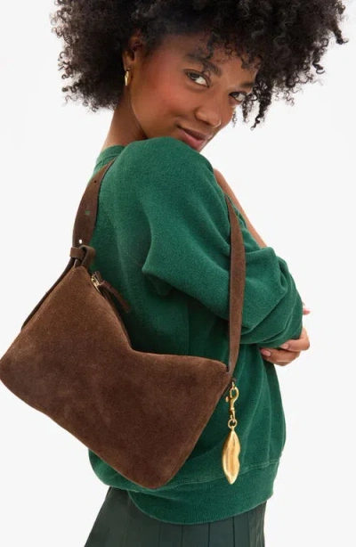 Clare V . Fleurine Suede Shoulder Bag In Pattern