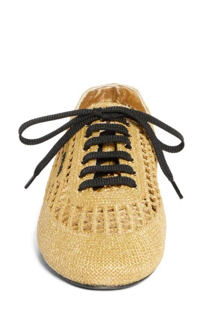 Prada Crochet Sneaker In Neutral