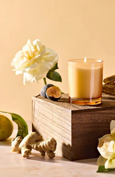 Apotheke Cedarwood Ginger Petite Scented Candle In White