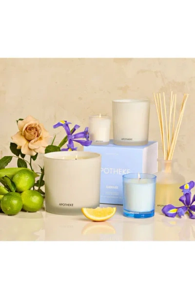 Apotheke Canvas Petite Scented Candle In White