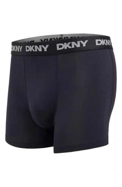 Dkny 3-pack Soft Touch Boxer Briefs In Multi