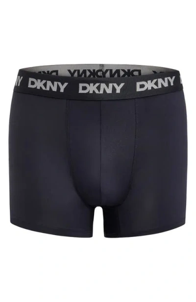 Dkny 3-pack Soft Touch Boxer Briefs In Multi