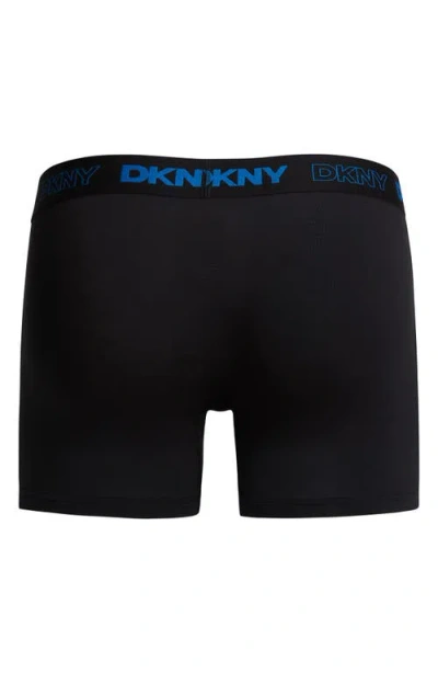 Dkny 3-pack Eco Active Boxer Briefs In Black