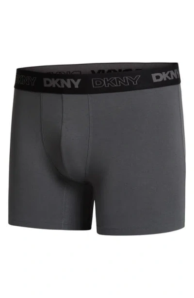 Dkny 3-pack Eco Active Boxer Briefs In Multi