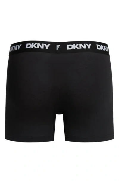 Dkny 3-pack Stretch Cotton Boxer Briefs In Multi