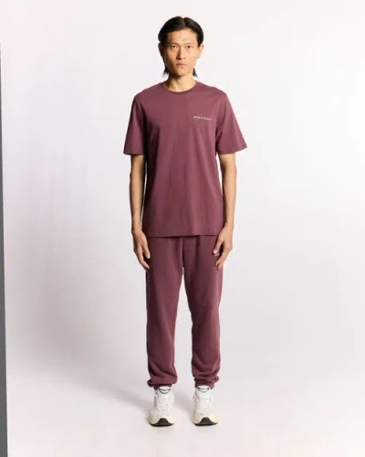 Lyle & Scott Script Long Sleeve T-shirt In Purple