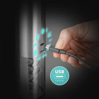 Final Touch Lithium-ion Electric Corkscrew In Silver