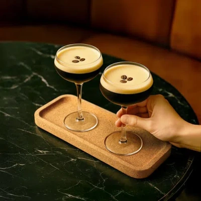 Final Touch Espresso Martini Set In Transparent