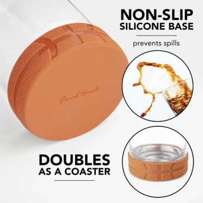 Final Touch All-star Basketball Tumbler With Ice Mould In Transparent