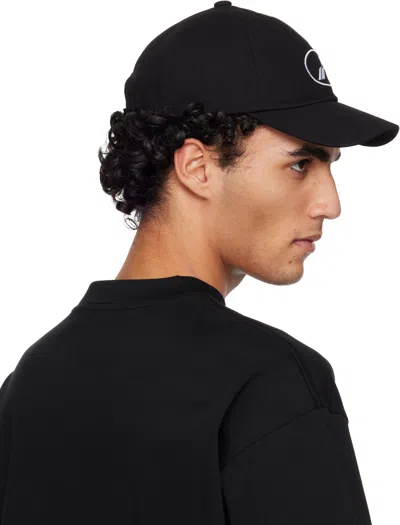 We11 Done Black Basic Symbol Cap In Black