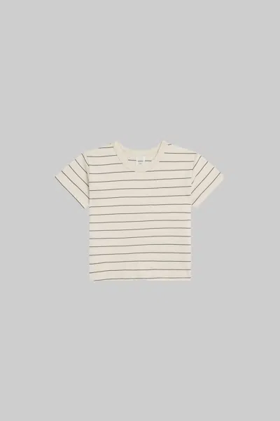 Leset Bebe Margo Stripe Tee In White