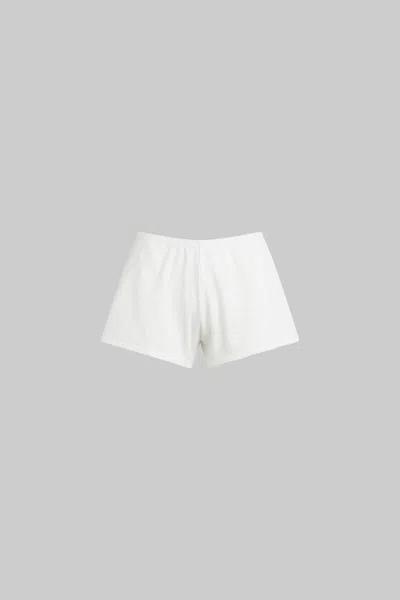 Leset Pointelle Mini Short In Black
