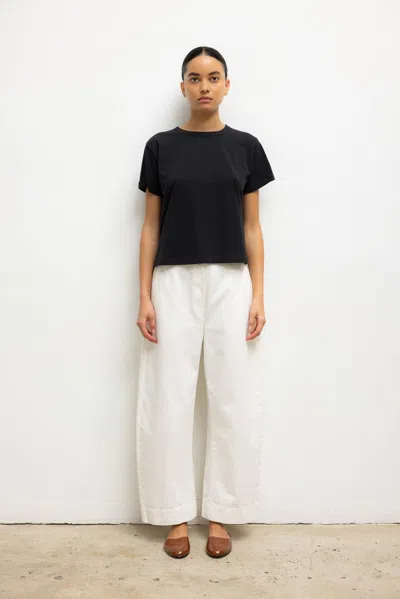 Leset Pointelle Mini Short In Black