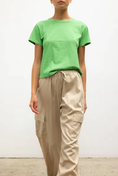 Leset Margo Cotton Jersey T-shirt In Gray