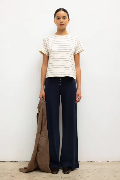 Leset The Margo Stripe In White