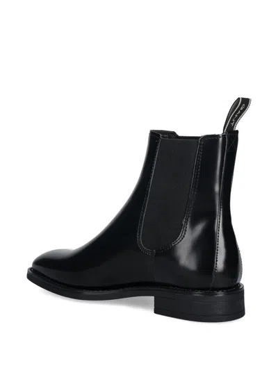Gant Pull Tab Chelsea Boots In Black