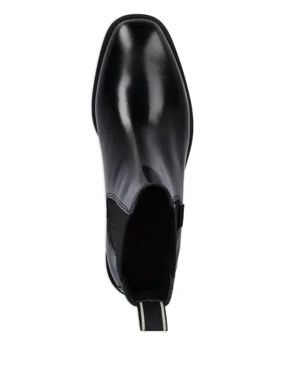 Gant Pull Tab Chelsea Boots In Black