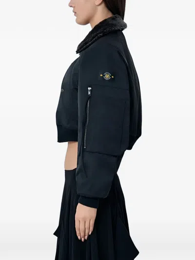 Limi Feu Collar Snap-button Jacket In Black