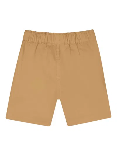 Timberland Buttoned Drawstring Shorts In Brown