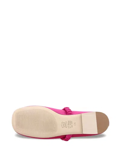 Kennel & Schmenger Ruched Strap Ballet Flats In Multi