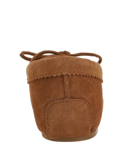 Paris Texas Loafers Bow Detail Moccasin Stitching Suede In Multi