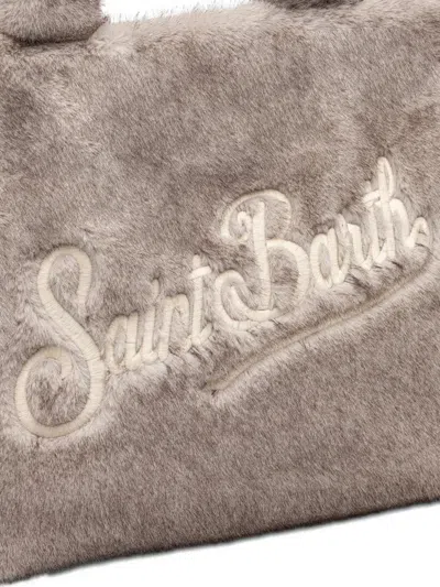 Mc2 Saint Barth Faux-fur Tote Bag In Brown