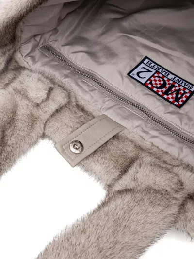 Mc2 Saint Barth Faux-fur Tote Bag In Brown