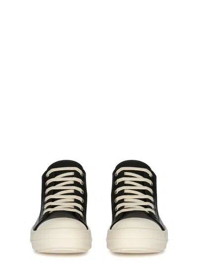 Rick Owens Women Blackwhite Lace Up Sneakers, 3.5 Luxury Sneakers For Women Darveys In Black