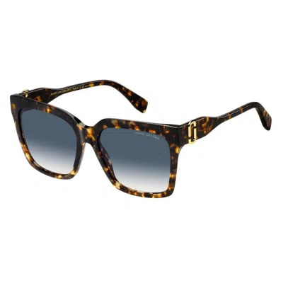 Marc Jacobs Tortoiseshell-pattern Sunglasses In Black
