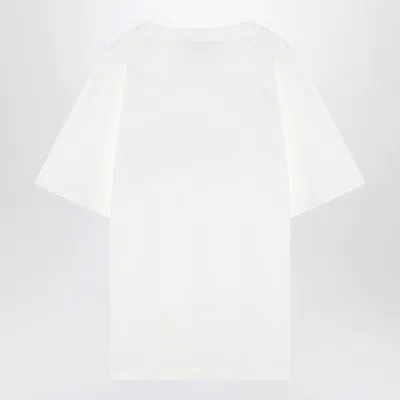 Valentino Cotton Crew-neck T-shirt In White