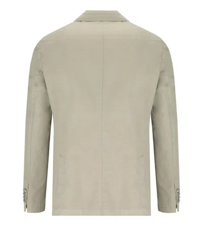 Bob Jamie Beige Double Breasted Jacket In Neutral