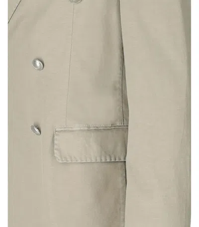 Bob Jamie Beige Double Breasted Jacket In Neutral