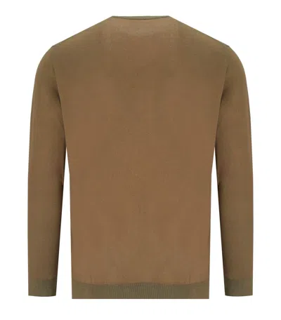 Bob Bart Brown Pink Reversible Crewneck Pullover In Brown