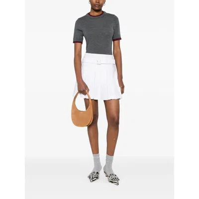 Coperni Suede Top Handle Shoulder Bag In Brown