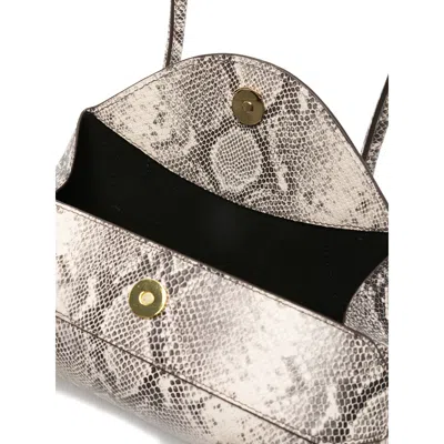 Yuzefi Mini Oyster Embossed-snakeskin Shoulder Bag In Multi