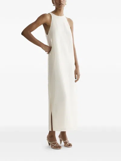 Aeron Sade Sequined Midi Dress In Neutral