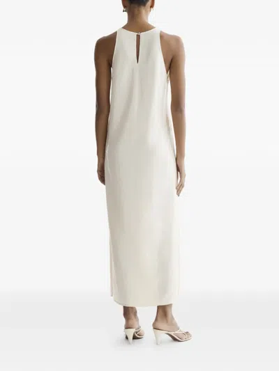 Aeron Sade Sequined Midi Dress In Neutral