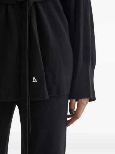 CLOUD V领束腰毛衣