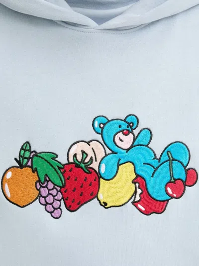 Inbetweeners Embroidered Hooded Sweatshirt In Blue