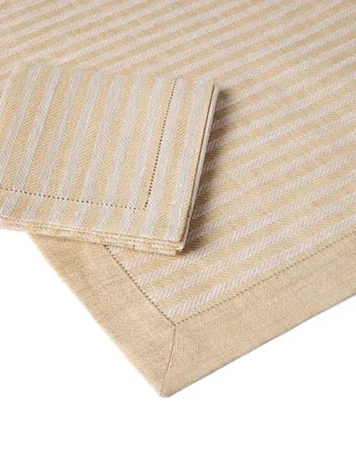 条纹餐巾套装