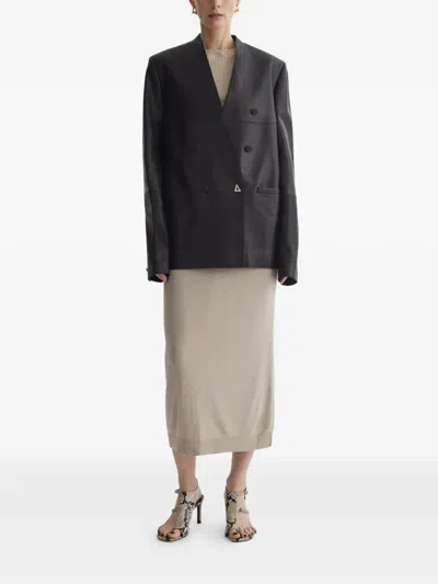 LILITH 双排扣皮夹克