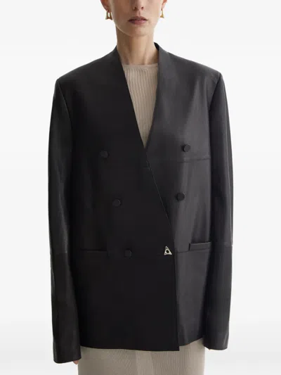 LILITH 双排扣皮夹克