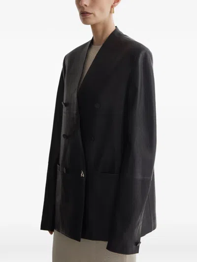 LILITH 双排扣皮夹克