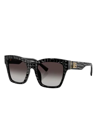 Dolce & Gabbana Square-frame Sunglasses In Black