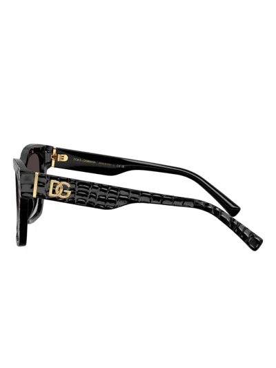 Dolce & Gabbana Square-frame Sunglasses In Black