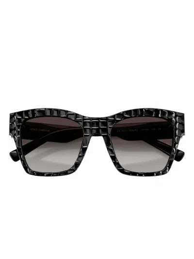 Dolce & Gabbana Square-frame Sunglasses In Black