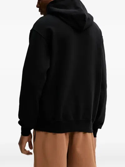 Inbetweeners Embroidered Hooded Sweatshirt In Black