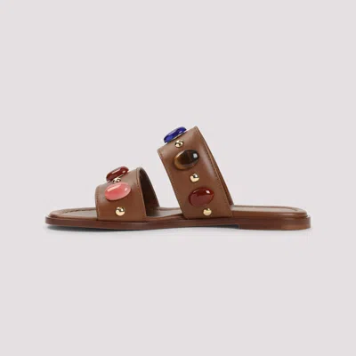 Gianvito Rossi Leather Sandals Women In Brown